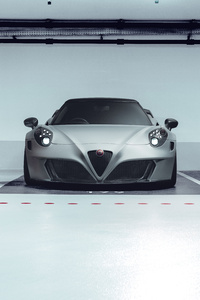 2020 Alfa Romeo 4C Nemesis Pogea Racing Front 10k (480x800) Resolution Wallpaper