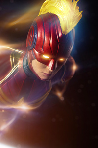 2020 Captain Marvel 4k New (640x1136) Resolution Wallpaper
