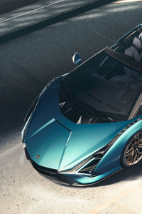2020 Lamborghini Sian Roadster Upper View
