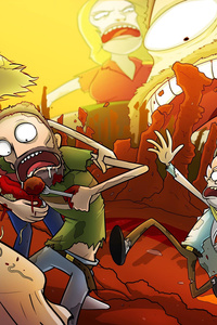 2020 Rick And Morty (480x800) Resolution Wallpaper