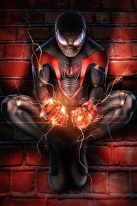 2020 Spider Man Miles 4k Artwork (1080x1920) Resolution Wallpaper