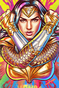 2020 Wonder Woman 84 Artwork (640x960) Resolution Wallpaper