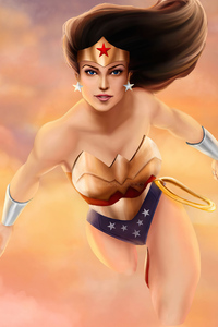 2020 Wonder Woman Artwork 4k (640x960) Resolution Wallpaper