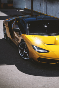 2021 Lamborghini Centenario Yellow Cgi 4k
