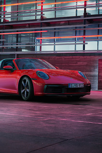 2021 Porsche 911 Targa 44S 5k (240x320) Resolution Wallpaper