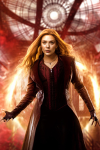 480x854 2022 Doctor Strange In The Multiverse Of Madness Scarlet Witch 4k