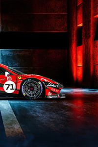 2022 Ferrari 488 GTE (750x1334) Resolution Wallpaper
