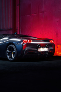 2022 Ferrari SF90 Stradale Rear 5k