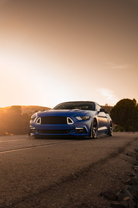 1080x2160 2022 Ford Mustang Gt Front 4k