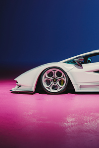 2022 Lamborghini Countach Concept Side View 5k (1125x2436) Resolution Wallpaper