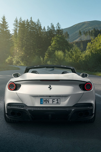 1440x2960 2022 Novitec Ferrari Portofino Rear 8k