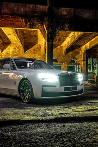 640x1136 2022 Rolls Royce Black Badge Ghost 5k