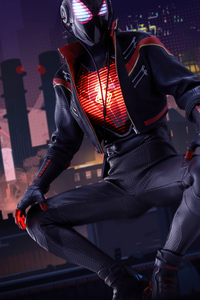 2022 Spider Man Miles Morales Ps5 Figure Suit 5k