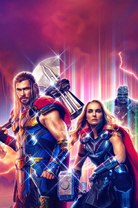 480x800 2022 Thor Love And Thunder Movie 5k