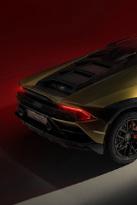 2023 Lamborghini Huracan Sterrato Rear (640x1136) Resolution Wallpaper