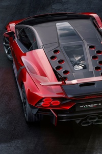 1125x2436 2023 Lamborghini Invencible Rear 8k