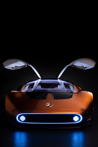 2023 Mercedes Benz Vision One Eleven Doors Up (360x640) Resolution Wallpaper