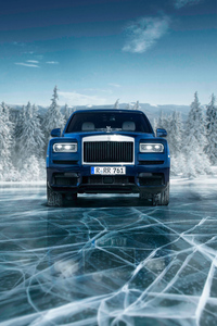 2023 Rolls Royce Cullinan Frozen Lakes (1280x2120) Resolution Wallpaper