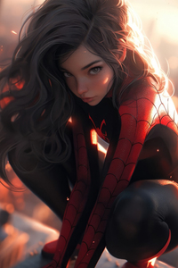 2023 Spider Girl (360x640) Resolution Wallpaper