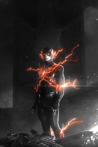 2023 Zack Synder Justice League Part II Flash Dark 4k (320x480) Resolution Wallpaper