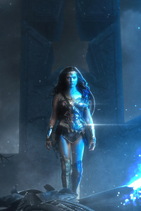2023 Zack Synder Justice League Part II Wonder Woman 4k (1080x2280) Resolution Wallpaper