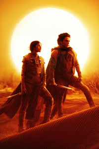 2024 Dune Part Two 4k Movie (1440x2560) Resolution Wallpaper