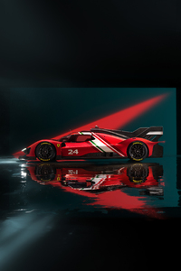 2024 Ferrari 499p Modificata 8k (640x1136) Resolution Wallpaper