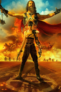 2024 Furiosa A Mad Max Saga Movie (640x960) Resolution Wallpaper