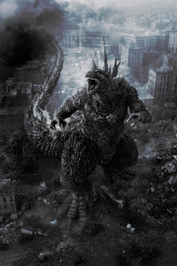 2024 Godzilla Minus One (240x400) Resolution Wallpaper
