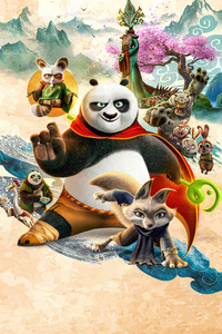 2024 Kung Fu Panda 4 Movie (720x1280) Resolution Wallpaper