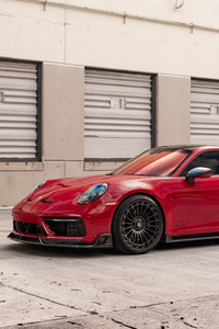 2024 Porsche 992 Gts Strasse Wheels 10k (480x854) Resolution Wallpaper