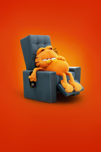 2024 The Garfield Movie (1440x2960) Resolution Wallpaper