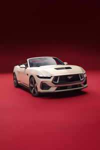2025 Ford Mustang 60th Anniversary Package (1440x2560) Resolution Wallpaper