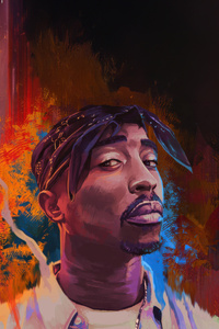 2pac The Legend (1440x2560) Resolution Wallpaper