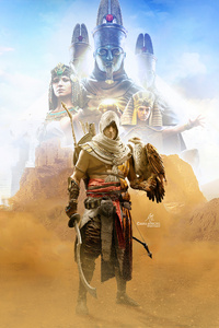 4k Assassins Creed Origins (720x1280) Resolution Wallpaper