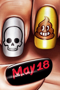1125x2436 4k Deadpool 2 Funny Nail Arts Poster