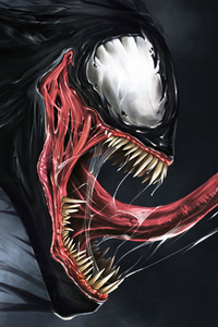 4k Digital Art Venom (320x568) Resolution Wallpaper
