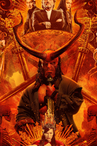4k Hellboy (640x960) Resolution Wallpaper