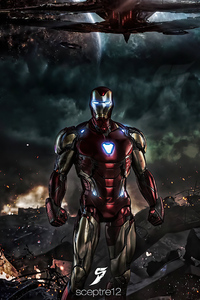 4k Iron Man Endgame 2020 (240x400) Resolution Wallpaper