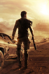 4k Mad Max Game (640x1136) Resolution Wallpaper