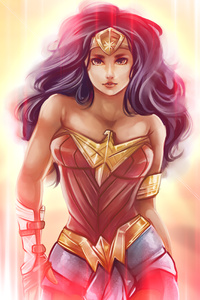 4k Wonder Woman Artwork