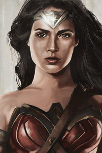 4k Wonder Woman Sketch (720x1280) Resolution Wallpaper