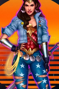 5k Wonder Woman Artwork