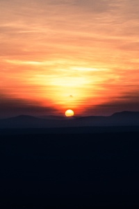 8k Sunset (1440x2560) Resolution Wallpaper