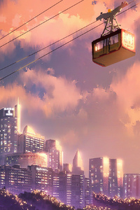 9th Street Cable Car (480x854) Resolution Wallpaper