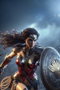 A Legendary Wonder Woman (1080x2400) Resolution Wallpaper