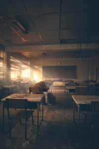 A Lonely Boy Moment In A Corner Of The Classroom (240x320) Resolution Wallpaper
