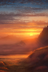 A Silent Dawn (640x1136) Resolution Wallpaper