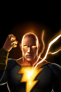 Absolute Hero Black Adam (1080x2160) Resolution Wallpaper
