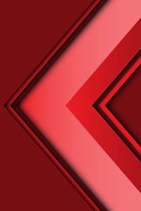 Abstract Arrow 3d Red 5k (320x568) Resolution Wallpaper
